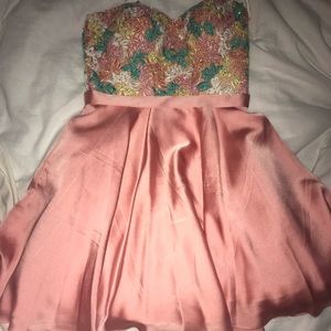 La Femme Pink Dress